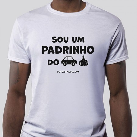 T-shirt homem “Padrinho do c*r*lho”